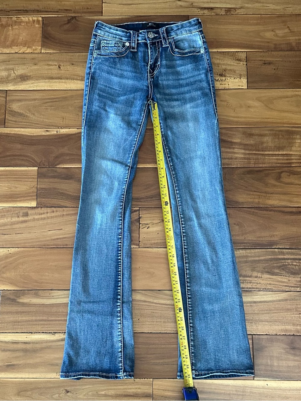 True Religion Becca Mid Rise Bootcut Jeans Size 24 Y2K Denim - Picture 7 of 8